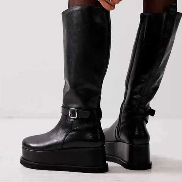 Free People Not For Riding Platform Boots - Picture 1 of 4